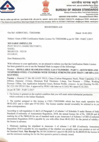 Certificate Front